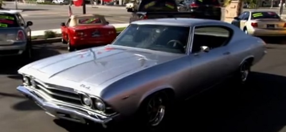 Silver 1969 Chevelle as seen on Auction Hunters.