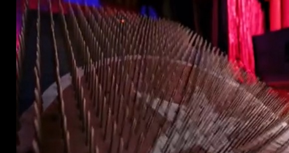 Bed of nails.