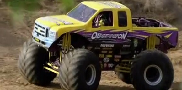 Allen Haff drives a monster truck.