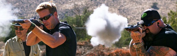 Rifles fired by Allen Haff and Ton Jones.