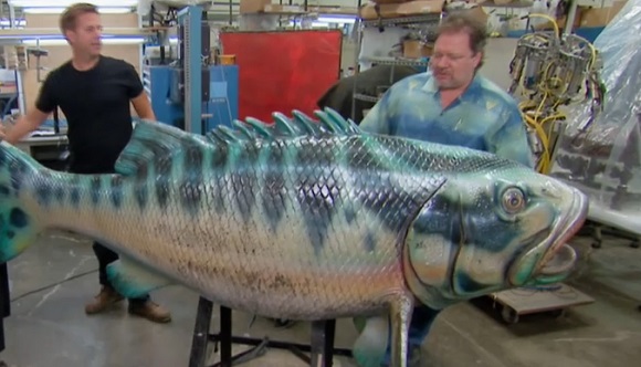 Sea Bass used in theme park - anamatronics.