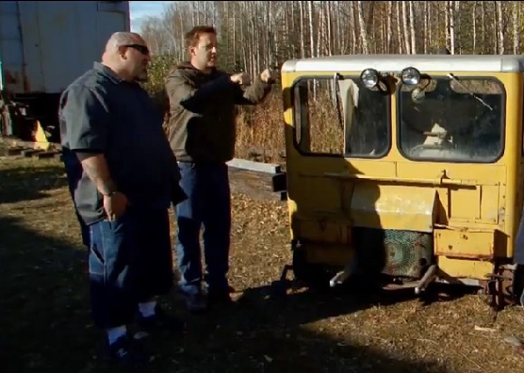 Railroad Speeder as Ton Jones and Allen Haff.