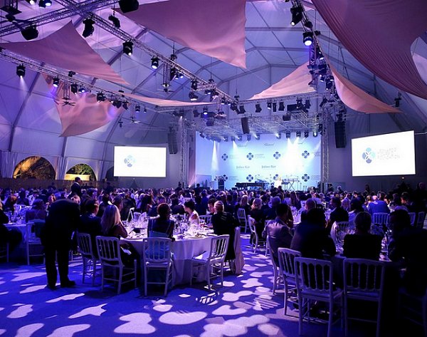 Live auction for the celebrity gala.