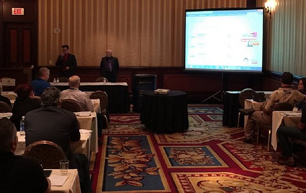 Patrick Pecker speaks at convention for iBid4Storage.