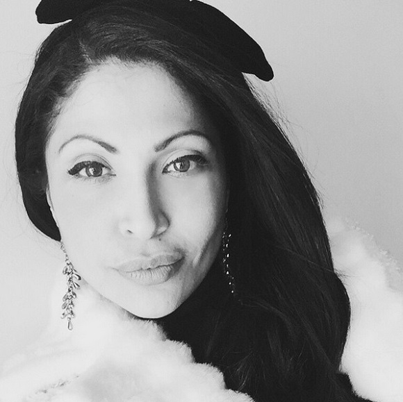 Ursula Stolf in black and white.